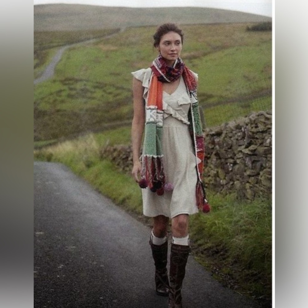 Anthropologie Moth Converging Roads Sleeveless Sweaterdress - sz XS